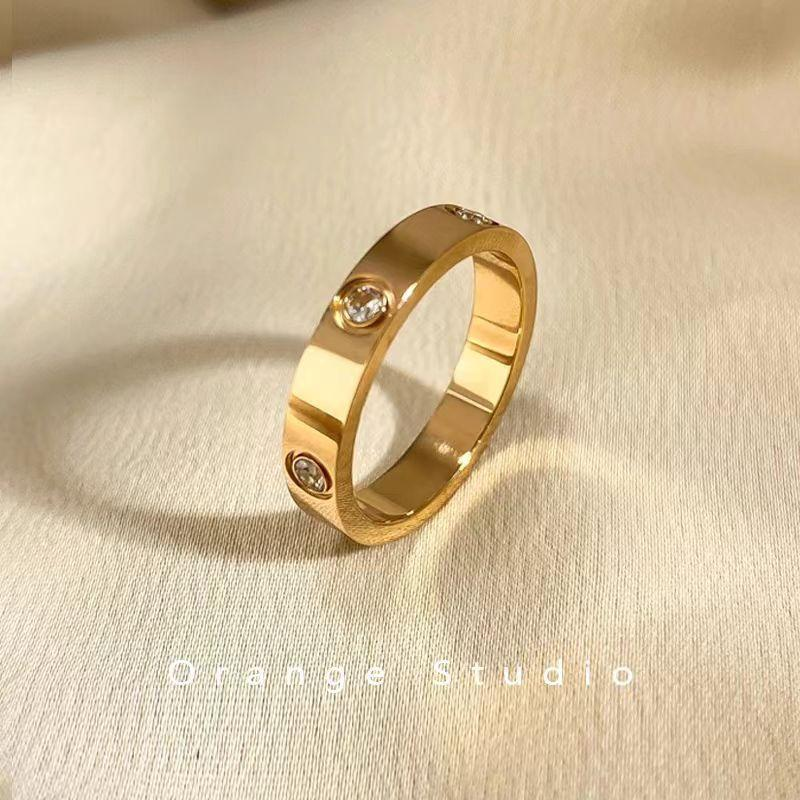 Anillo de acero inoxidable para marca privada